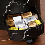 Peach and Red Rose Box With Patchi Chocolates