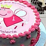 Peppa Pig Theme Buttercream Cake 12 Portions