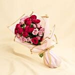 Pink And Purple Spray Roses Bouquet