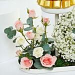 Pink Roses N Chocolate Tray