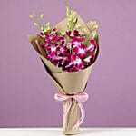 Purple Orchids & Cappuccino Cake 8 Portions