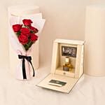 Red Rose Bouquet N Epock Perfume Set A