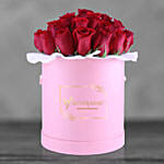 Red Roses In A Box