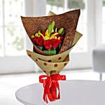 Red Roses & Tiramisu Cake 8 Portions