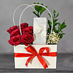 Red Roses With Crazy Love Perfume