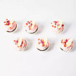 Rose Cream Cup Cakes 24 Pcs