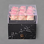 Shaded Pink Roses And Ferrero Rocher Box