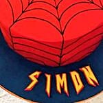 Spiderman Theme Cake 16 Portions Chocolate