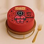 Squid Game You Are Invited Mini Cake