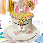 Unicorn Bunny Theme Cake 8 Portions Vanilla