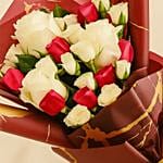 White Spray Rose N Chocolate Bouquet