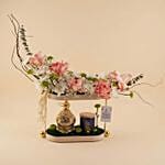 ستاند هدايا الذواقة ورد وفانوس رمضان