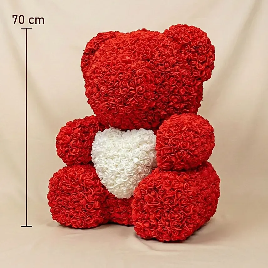 70Cm Grand Foam Rose Teddy Valentine's Day Gift: 