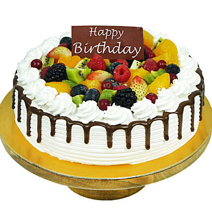 Chantilly Fruit Cake For Birthday: Cake Delivery Singapore