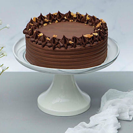 Crisply Walnut Chocolate Cake: Gift Delivery Singapore