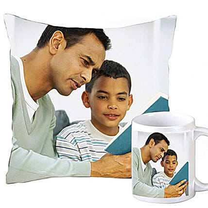 Cuddly Personalised Cushion And Coffee Mug: Fathers Day Gifts to Singapore