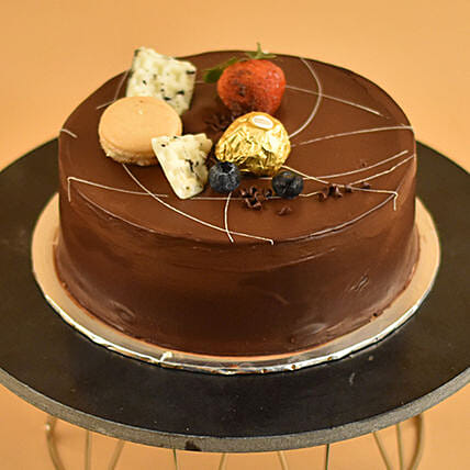 Delightful Chocolate Macaron Cake: Cake Delivery Singapore