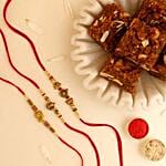 Sneh Feng Shui Rakhi Set & Dodha Burfi