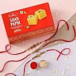 Sneh Feng Shui Rakhi Set & Soan Papdi