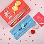 Sneh Kids Dino Rakhi & Soan Papdi