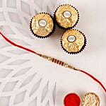 Sneh Sleek Mauli Rakhi & Ferrero Rocher