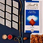 Sneh Vibrant Set Of 2 Pearl Rakhi & Sweet Treats