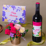 Anniversary Wishes Gift Arrangement