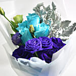 Blue Rose Eustoma Blossom Bunch