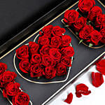 Box Of I Love You Roses With I Love You Balloon For Valentines Day