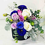 Box Of Mixed Roses With Ferreo Rocher