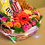 Choco Delight Festive Basket Hamper