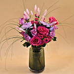 Enchanting Mixed Flowers Vase