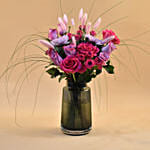 Enchanting Mixed Flowers Vase