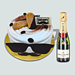 Father's Day Special Tiramisu With Moet Champagne