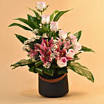 Graceful Mixed Flowers Arrangement