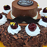 Happy Father's Day Black Forest Cake 6 Inches
