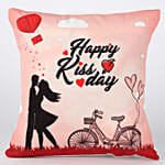 Happy Kiss Day Cushion