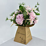 Hydrangea And Greens Bunch