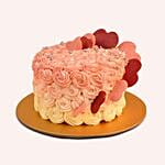 I Love You Floral Arrangement With Fairy Cream Cake