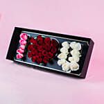 I Love You Mixed Roses Arrangement for Valentine