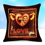 I Love You Personalised Led Cushion
