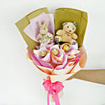 Mini Cuddles And Rocher Bouquet