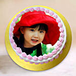 Personalised Yummy Vanilla Raspberry Cake 8 Inches