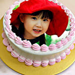 Personalised Yummy Vanilla Raspberry Cake 8 Inches