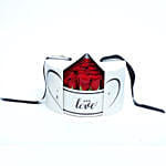 Red Roses In White Box