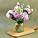 Refreshing Mixed Flowers Cylindrical Vase