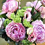 Refreshing Mixed Flowers Cylindrical Vase