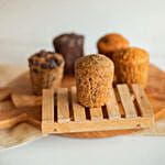 Wholemeal Banana Muffins 6 Pcs