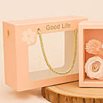 Soap Flowes Desingner Pink Box