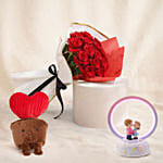 Rosy Reverie 18 Roses Combos for Valentine's